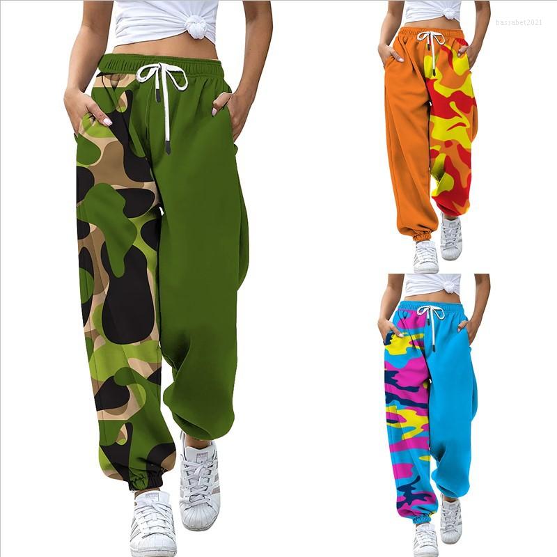 

Women' Pants Women Camouflage Jogger Cool Trousers High Waist Casual