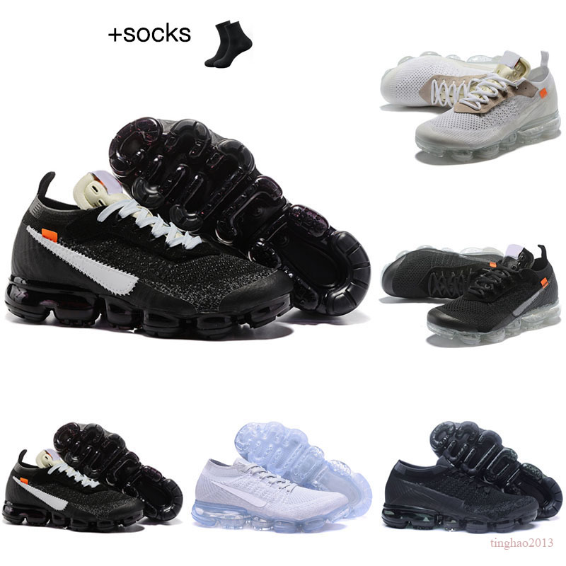 

Casual Running Shoes Womens Trainers Triple Black White Pure Platinum Blue Red Particle Grey OW 2018S Knit Fly 2.0 Be True Oreo Iron Usa Chaussures Multi Evo Men, Color 3