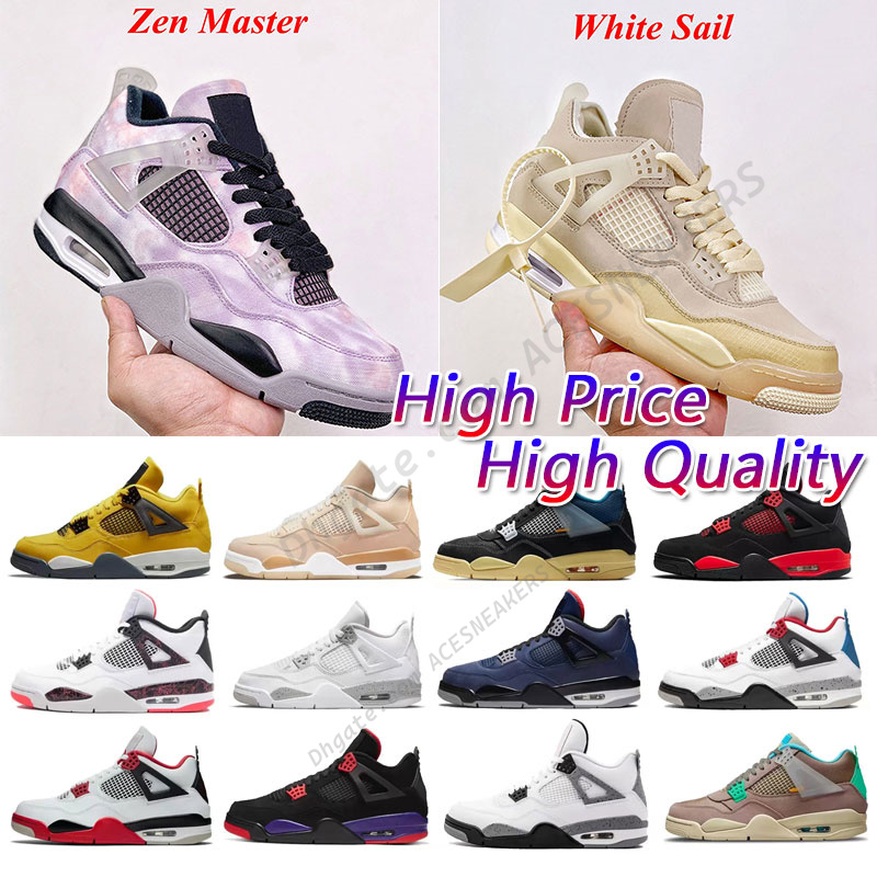

Basketball designer Shoes Mens Trainers Sport Sneakers Red Thunder Infrared Black Cat Bred University Blue Shimmer Royalty Og Jorden 4 4S Men Women Jumpman Jordam 4, As pic37