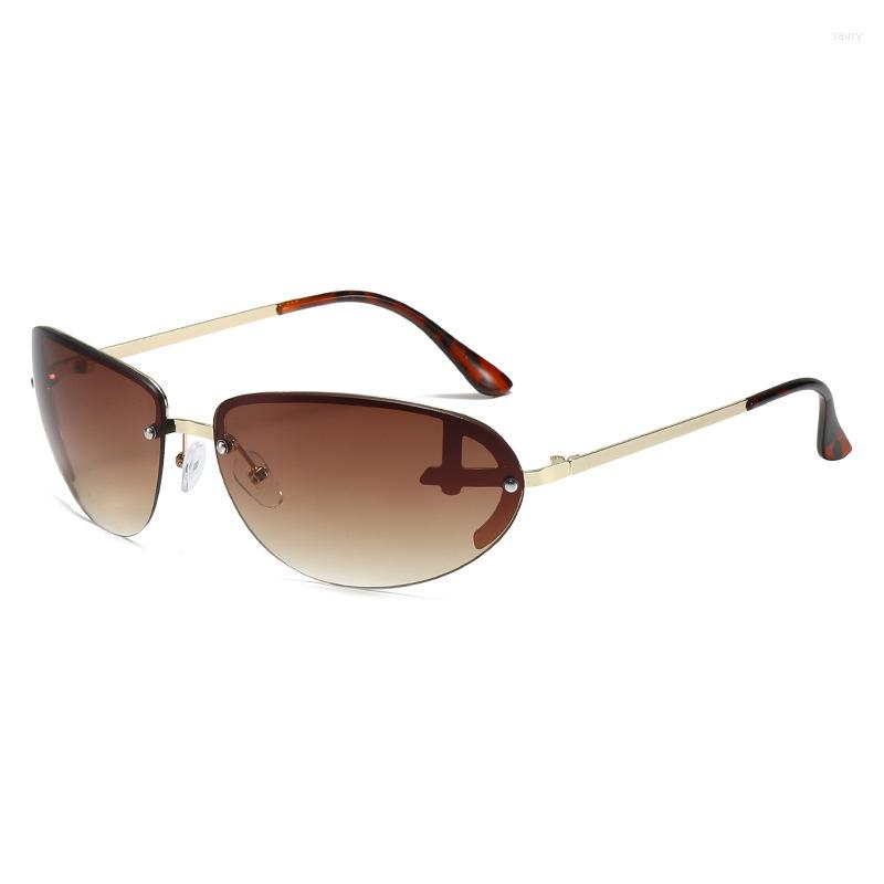 

Sunglasses In Designer Metal Oval Women Men Fashion Vintage Travel Trending Driving Ins Sun Glasses For Female