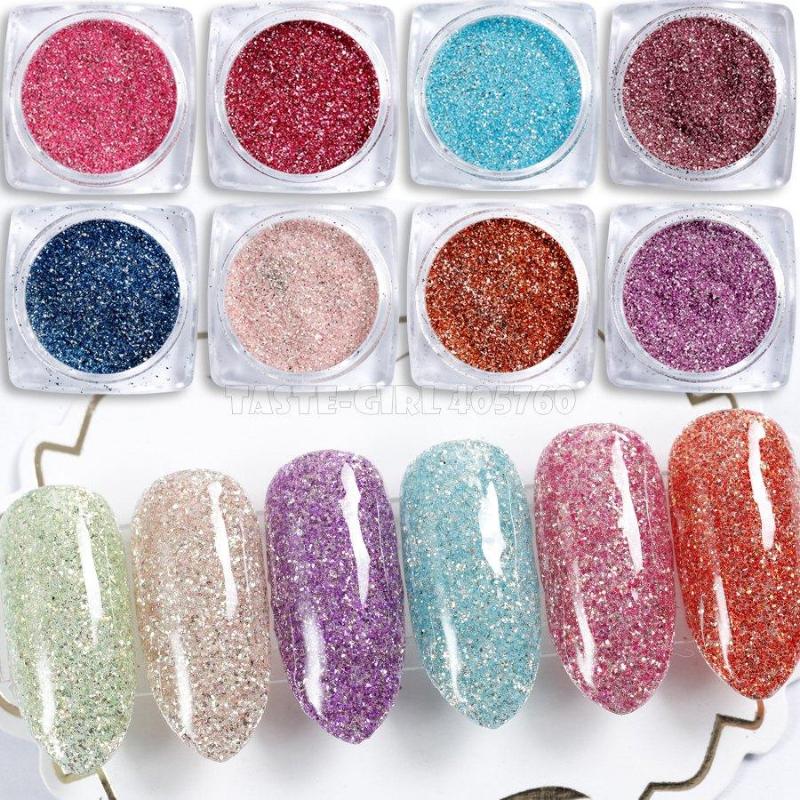 

Nail Glitter 1g/Jar Holographic Star Powder Dust Chrome Pigment Art Decorations Manicure Design