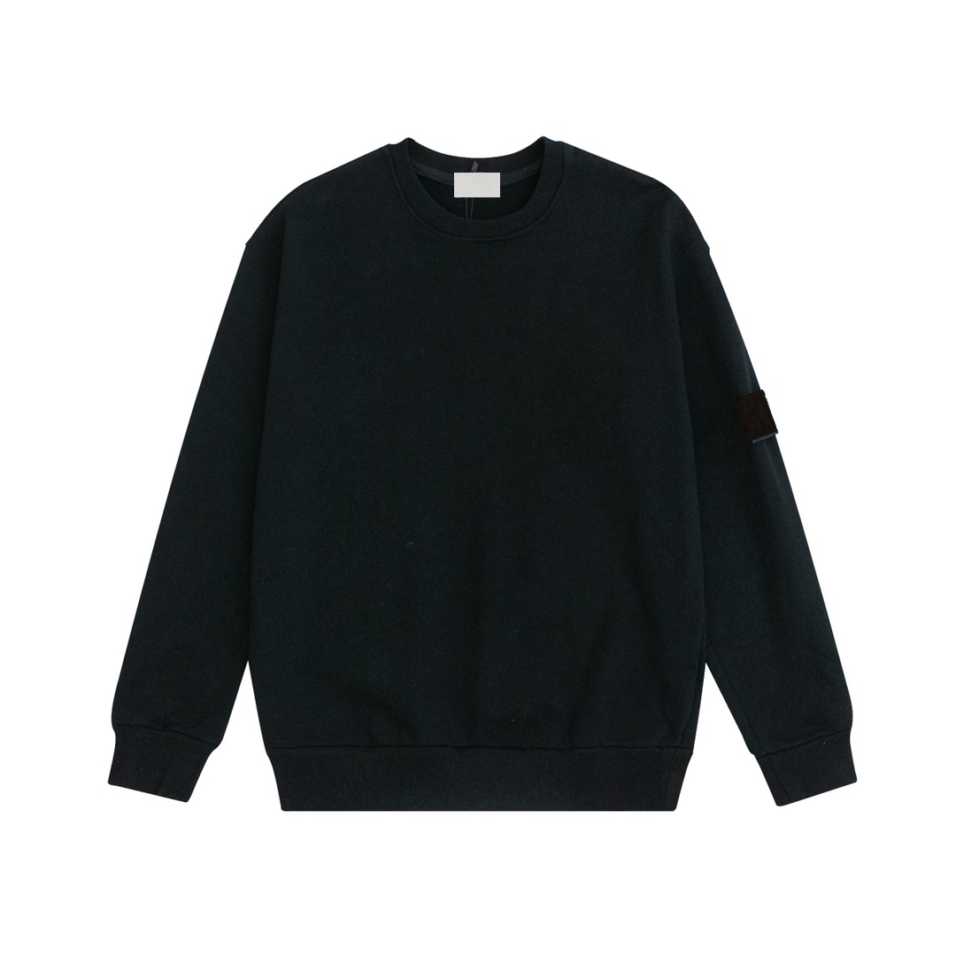 

23SS New STONE Men's Sweatshirts ISLAND Loose Hoodies Badge Embroidery Comfortable Cotton Simple Couple Sweatshirt pullover M-XXL 03