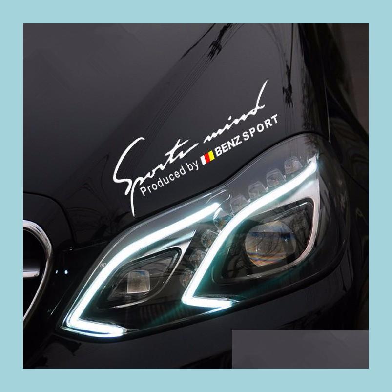 

Car Stickers For Benz Car Sports Reflective Sticker Decal Styling A200 A180 A260 B180 B200 A250 Cla Gla200 Gla250 A45 Amg Drop Deliv Dhdjn, White