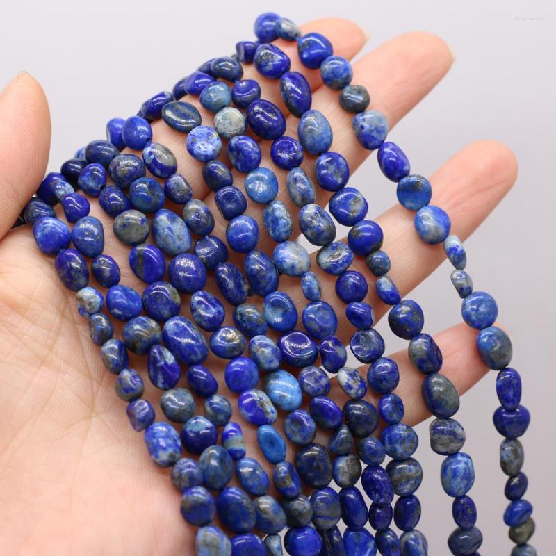 

Beads Natural Lapis Lazuli Beaded Irregular Shape For Jewelry Making DIY Necklace Bracelet Accessries 6-8mm