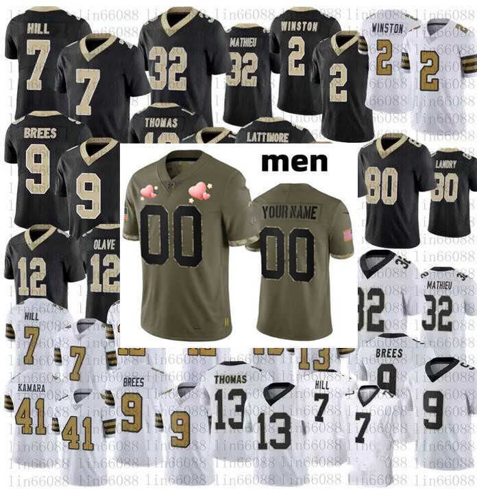 

Football Jersey New Orleans''Saints''2 Jameis Winston 41 Alvin Kamara 12 Chris Olave 32 Tyrann Mathieu 7 Taysom Hill 23 Marshon Lattimore 13 Michael Thomas, Color
