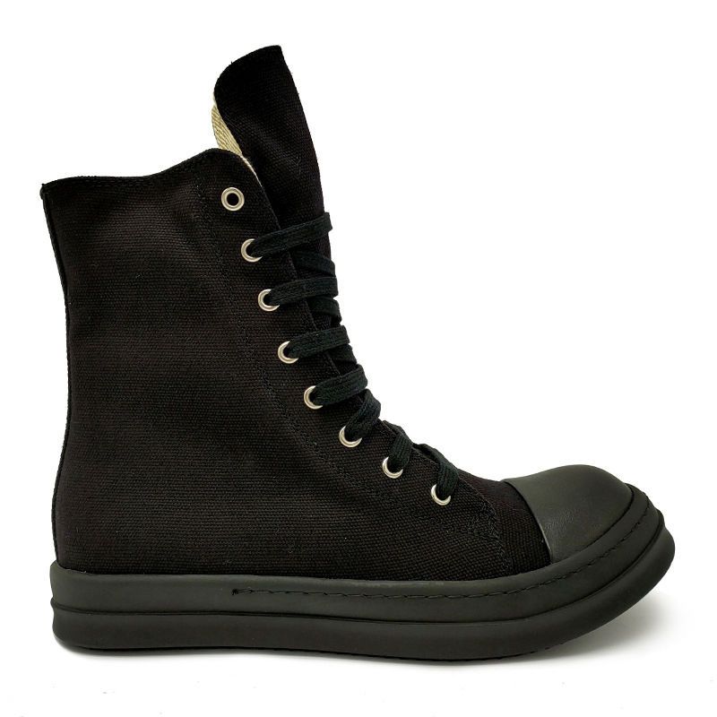

Men Women Designer Boots Denim Canvas Waterproof Rubber Plush Fashion Ankle Boots