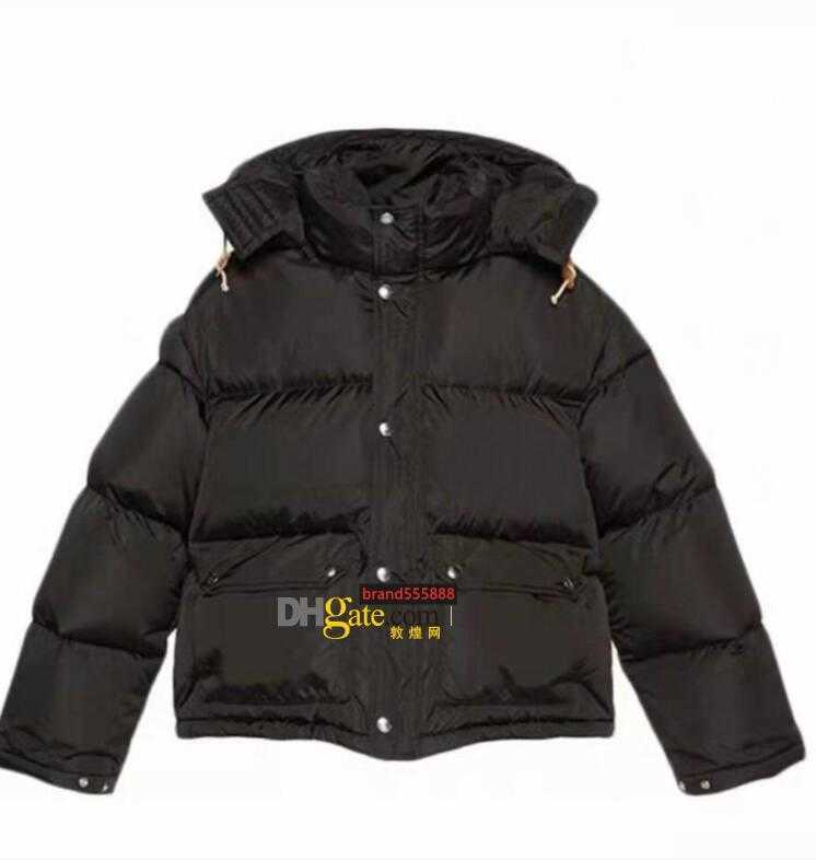 

Men's designer jacket down parka coat hooded letter embroidery jacquard clothes women's jackets, Khaki