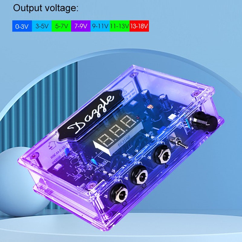 Tattoo Power Supply Transparent Dazzle Dual Mode LED Digital Display Screen Bench Tattoo Supplies for Coil-image-814056709