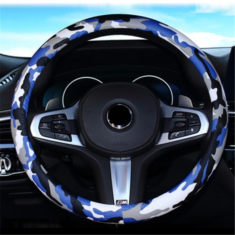 

Steering Wheel Covers Universal PU Leather Car Auto Cover With Needles