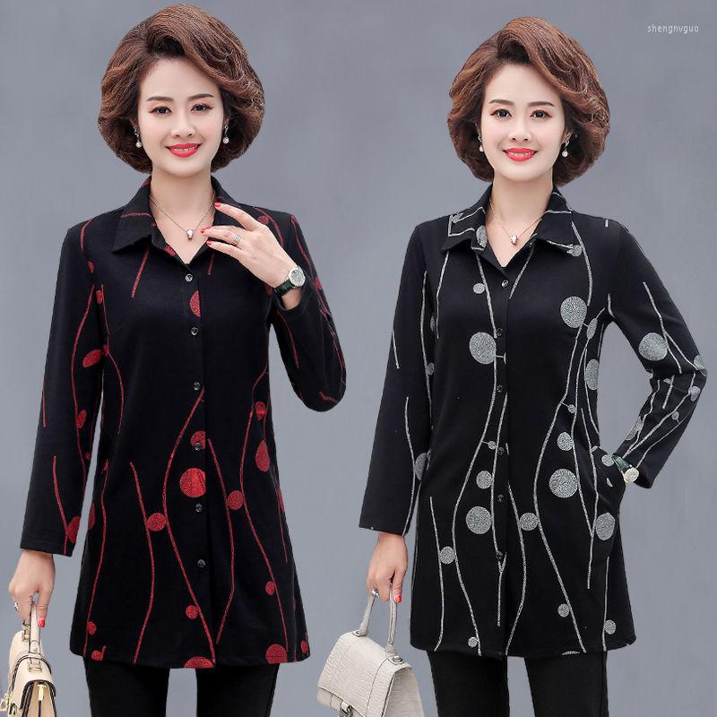 

Women's Blouses Casual Shirts 2022 Spring Women Cotton Linen Vintage Style Print Loose Comfortable Female Half Sleeve Tops Shirt K516, Huisehua