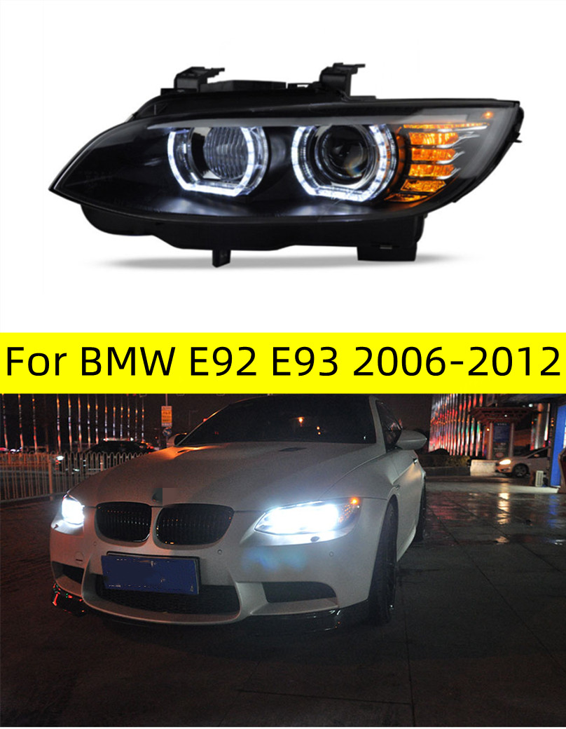 

Car Styling for BMW E92 Headlights 2006-2012 E93 Headlight 330i 335i DRL Hid Head Lamp Angel Eye Bi Xenon Beam Accessories