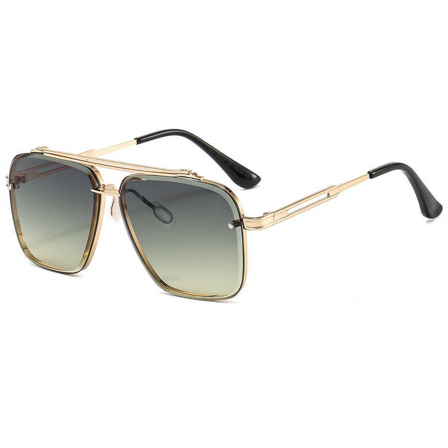 

Brand Designer Sunglasses Luxury Classic Vintage Women Men Eyewear Fashion Square Metal Frame Glasses Unisex With box