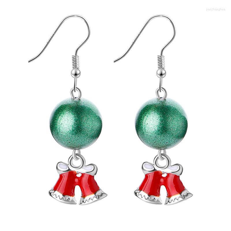 

Dangle Earrings 12pcs/lot Winter Red Christmas Bell For Party Gifts