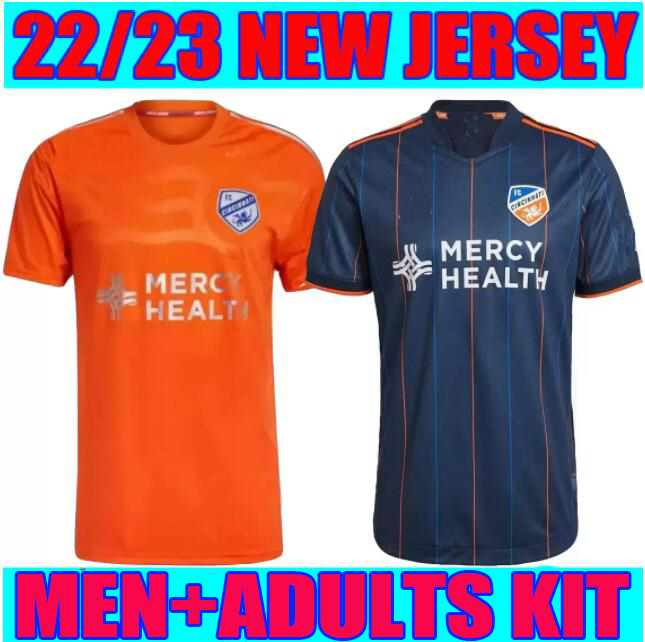 

MLS FC Cincinnati 2022 2023 mls Dynami soccer Jersey home away kit 22 23 camisetas KUBO Brenner LOCADIA AMAYA MATARRITA football shirts uniform
