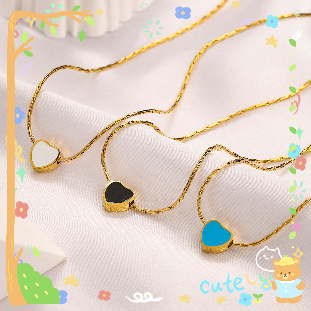 

Never Fading 18K Gold Plated Luxury Brand Designer Pendants Necklaces Heart Stainless Steel Letter Choker Pendant Necklace Chain Jewelry Accessories Love Gifts