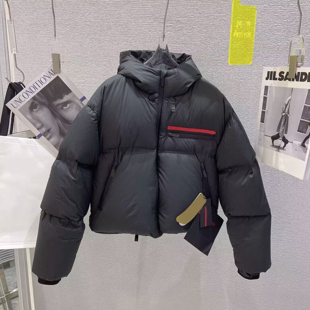 

2022 New Loose Casual Jacket Overcoat Thick Warm Super Women' Winter Short Coats Hooded Puffer Down Jacket, White