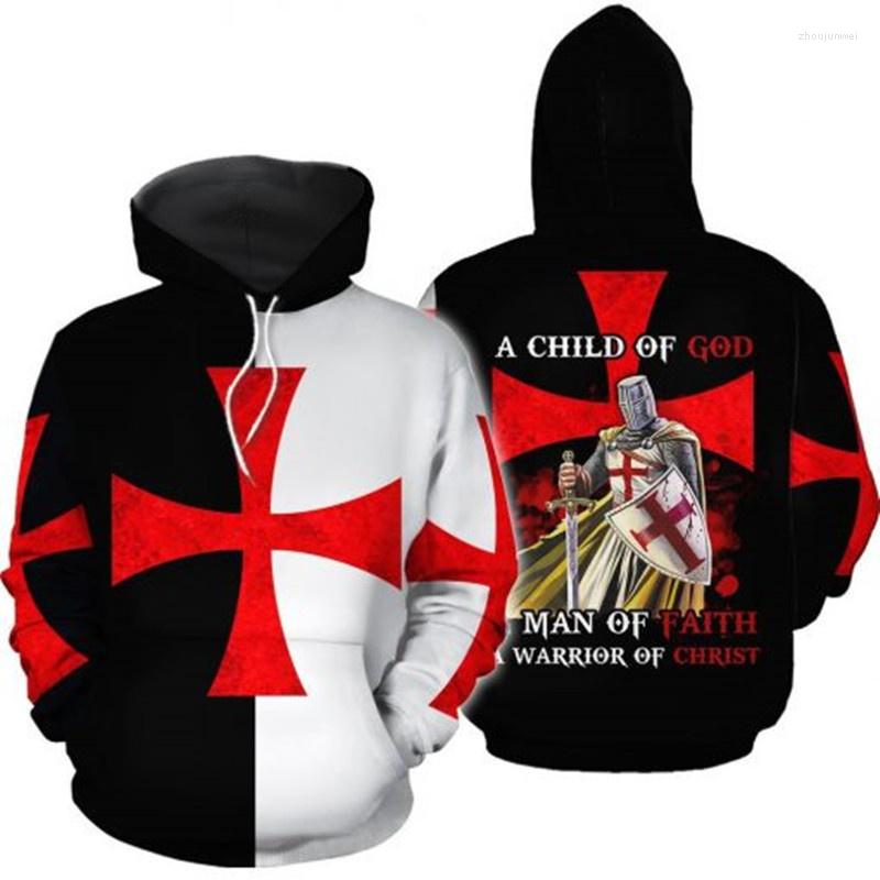 

Men' Hoodies Knights Templar 3D Printed Men Women Fashion Casual Hooded Sweatshirts Streetwear Oversized Pullover Outerwear, Beige
