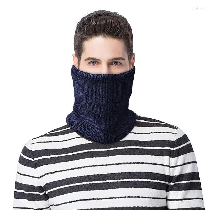

Men's Sweaters Neck Warmer Scarf Gaiter Warm Winter Face Men Soft Fleece Cover For Cold Weather Skiing, Gray