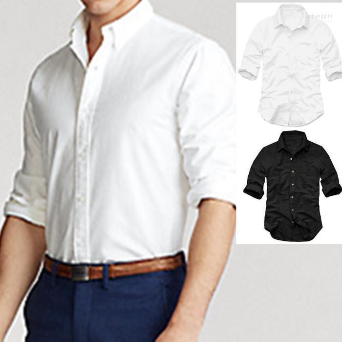 

Men' Casual Shirts Men' Homme High Quality Small Horse Oxford Cotton Thick Camisa Masculina Men Long Sleeve Dress Hombre Chemises, Hd7059-small pony