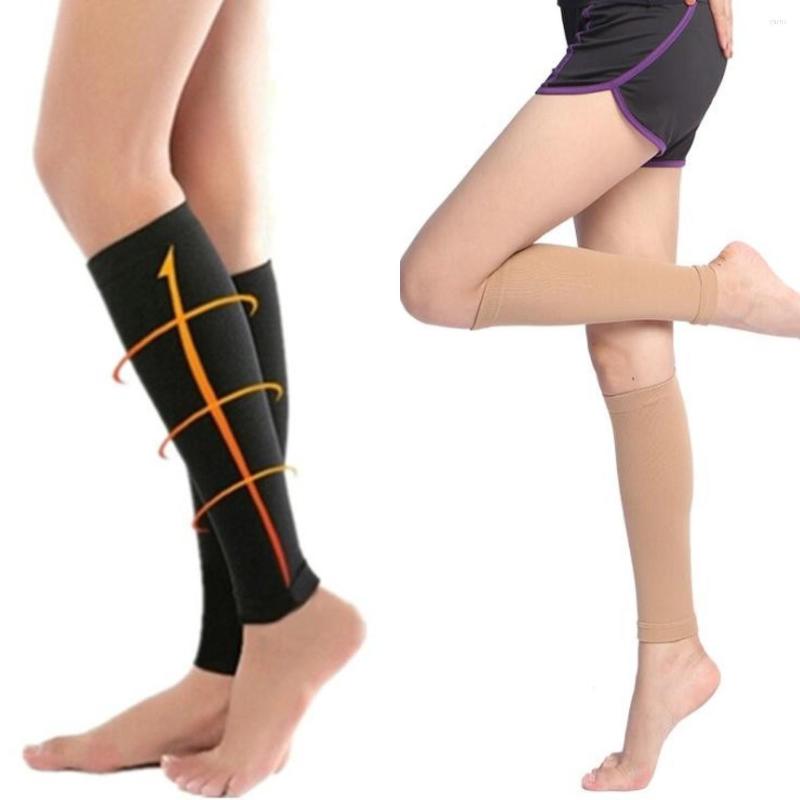 

Men's Socks 1 Pair Compression Unisex Leg Calf Sleeves Men Women Varicose Vein Circulation High Elastic Stockings, Color