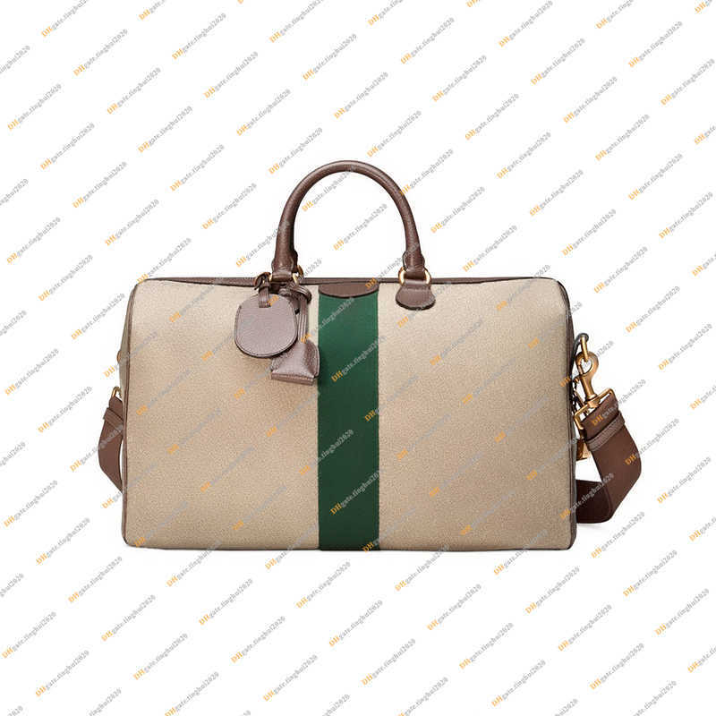 

Ophidia Travel Duffel Bag: Designer Unisex Luxury Tote with Extra Large Capacity for Casual Fashion and Shoulder-to-Crossbody Versatility, Size : 44 x 27 x 24 cm