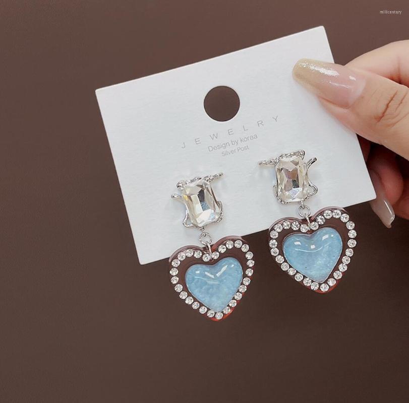 

Backs Earrings Wholesale 10pcs/lot Heart Earring Ear Clip Women's Jewelry