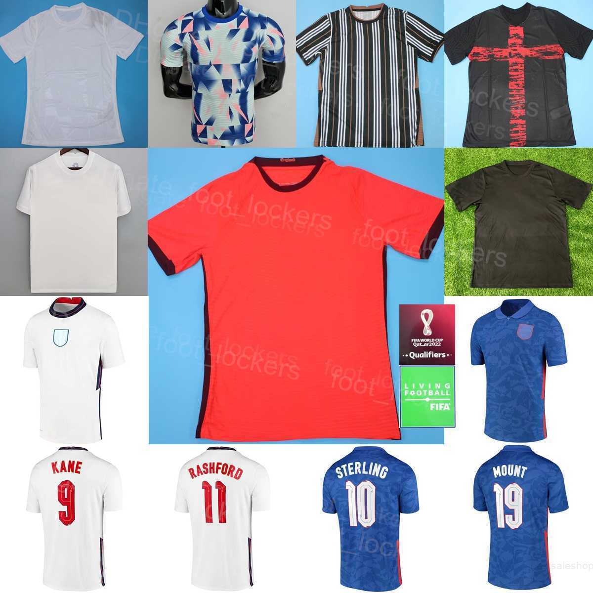 

National Team Soccer 19 Mason Mount Jerseys 2022 Qatar World Cup 7 Raheem Sterling HENDERSON SHAW MINGS 20 Harry Kane 18 Phil Foden Football Shirt Kits YingGuo, With patch