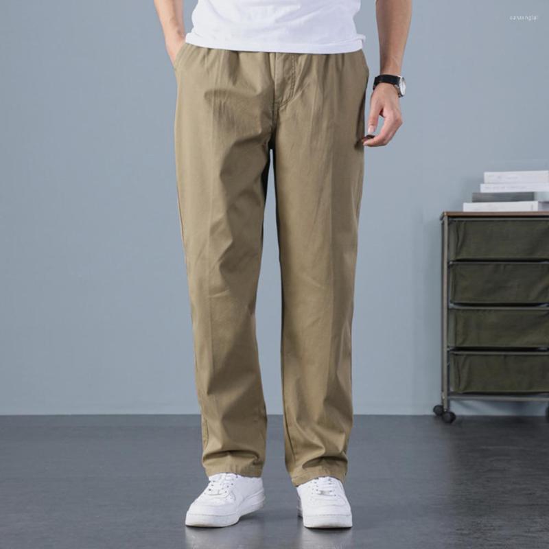 

Men's Pants Stylish Relaxed Fit Lace-up Men Super Soft Streetwear, Black