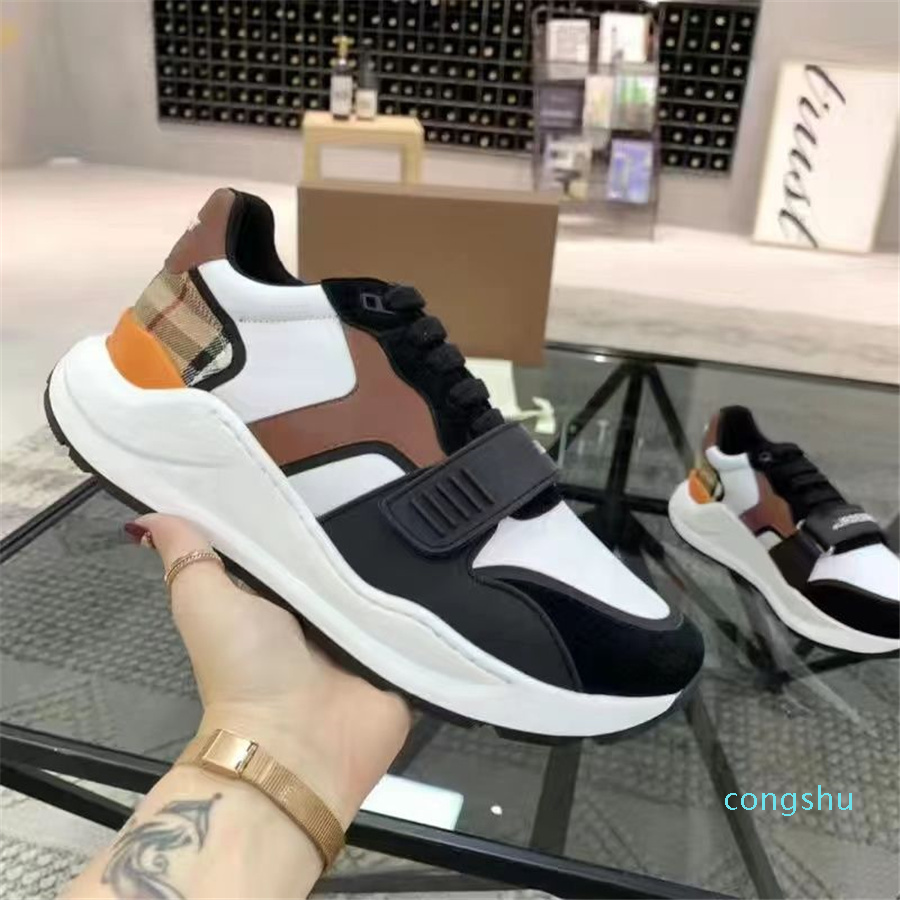 

Men 'S Casual Shoes Sneakers Striped Retro Couple Height Increasing