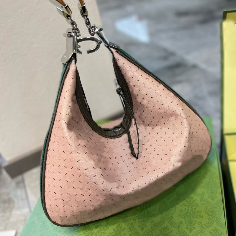 

Cross body Half moon Underarm Hobo bag handbags Zip Women Shoulder Messenger bags Handbag purse Lady pouch Fashion letters Removable strap, Box