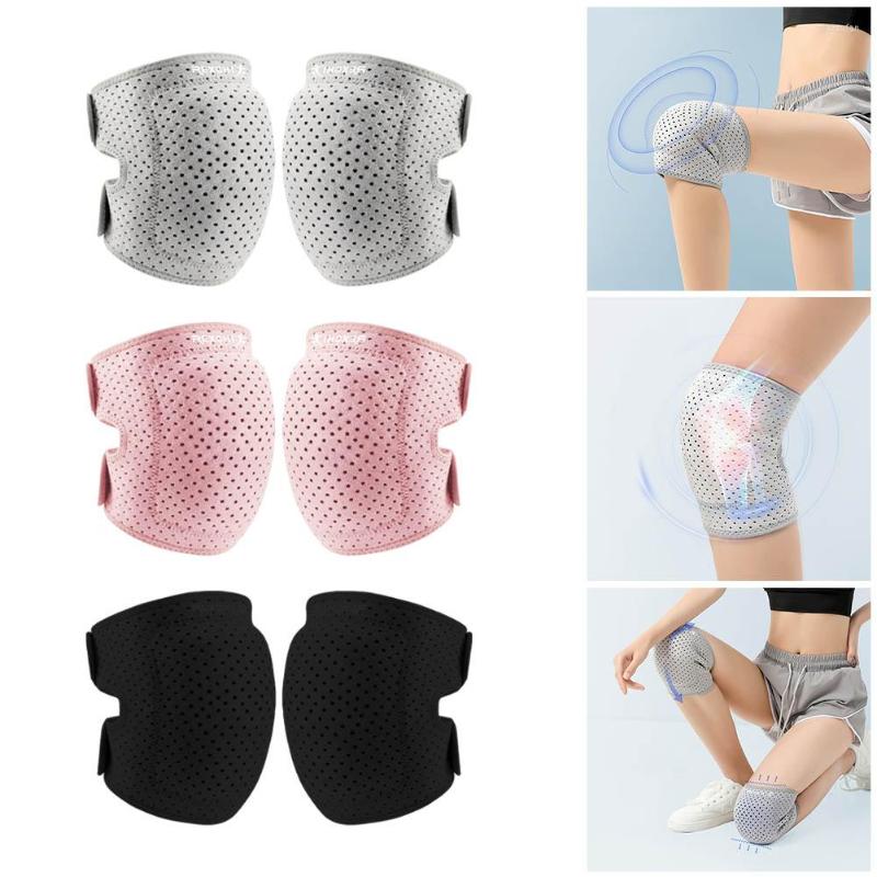 

Knee Pads Pad Support Joint Nylon Fitness Cycling Running Protector Short Kind Lady Outdoor Indoor Yoga Dance, Black