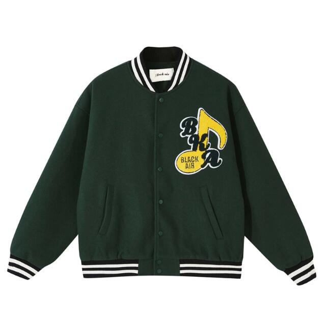 

Varsity Baseball Coat Men Letter Embroidery Fashion Bomber Winter Thick Heavy Korean Jacket plus size