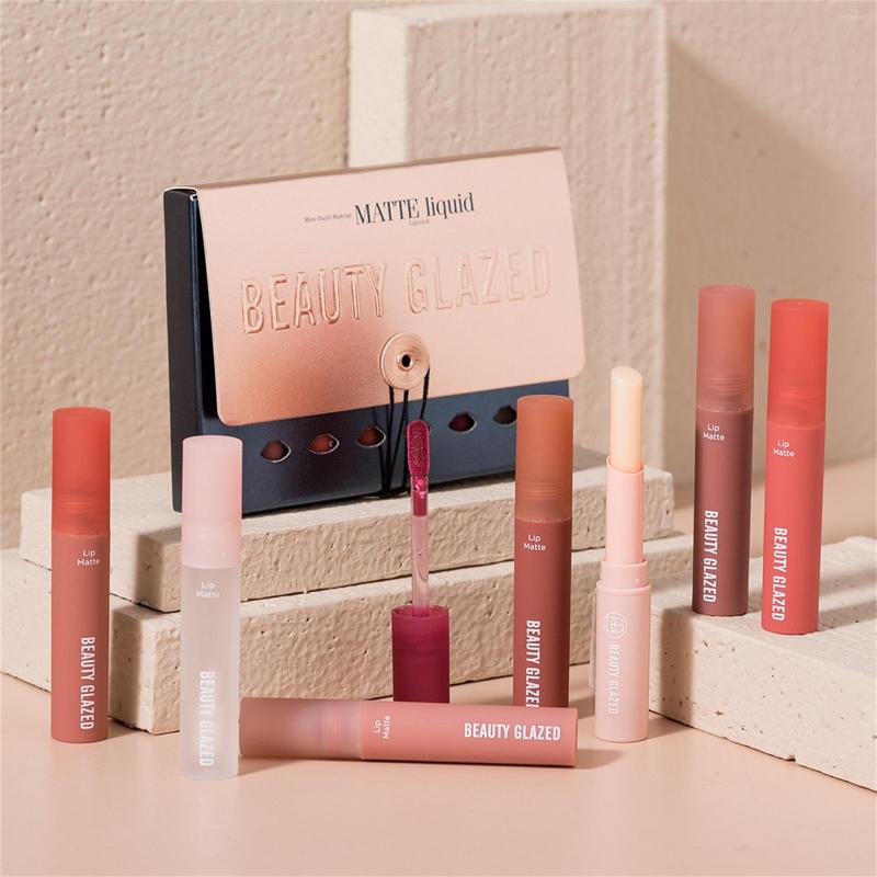 

Lip Gloss Liquid Set Matte Glosses And Moisturizing Gift For Teenage Girls Women, Picture shown