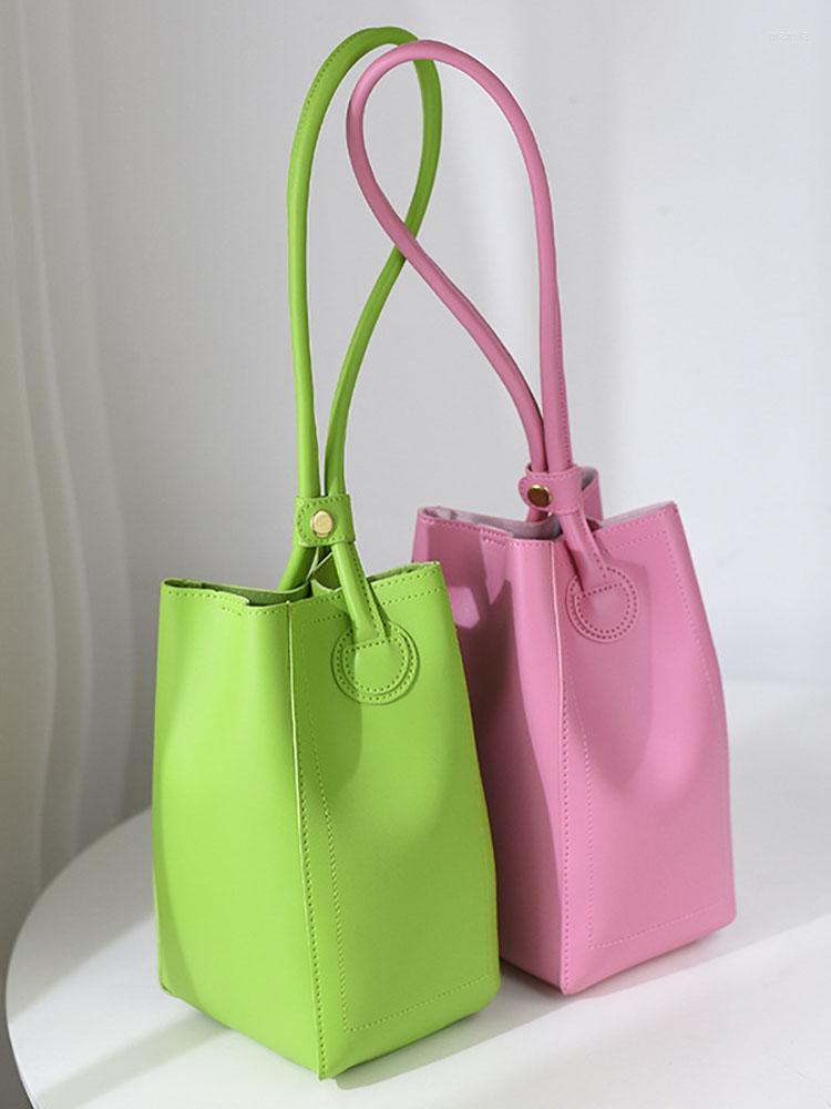 

Evening Bags Mini Iphone Women's Handbags Luxury Design Top Handle Bucket Shoulder For Women Crossbody Bag Female Pu Leather Brand, Beige