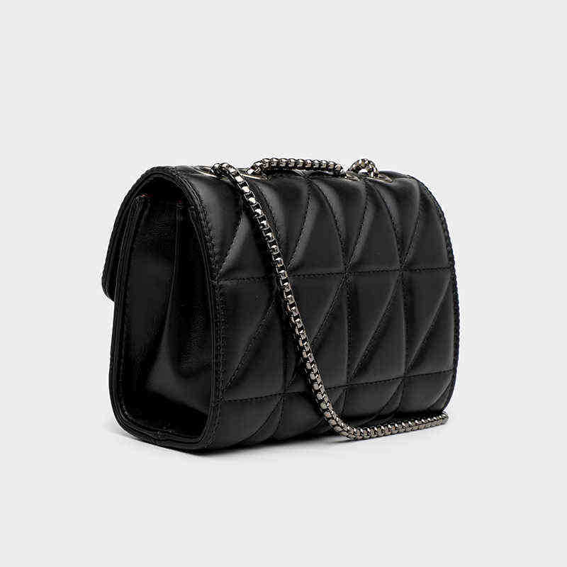 

Shopping Bag Luxury Designer Bag Women Leather Chain Crossbody for Handbag Shoulder Messenger Female Za Clutch 220723, Black