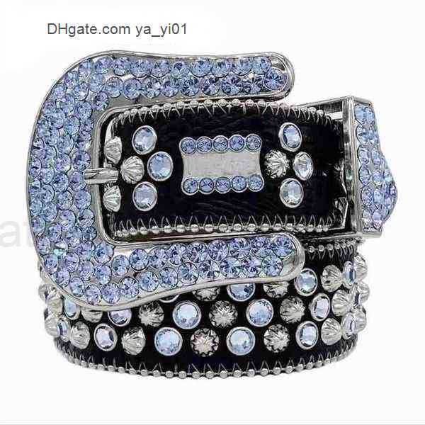 

Designer 2022 Belt Bb Simon Belts for Men Women Shiny diamond belt white cintura uomo boosluxurygoods 222