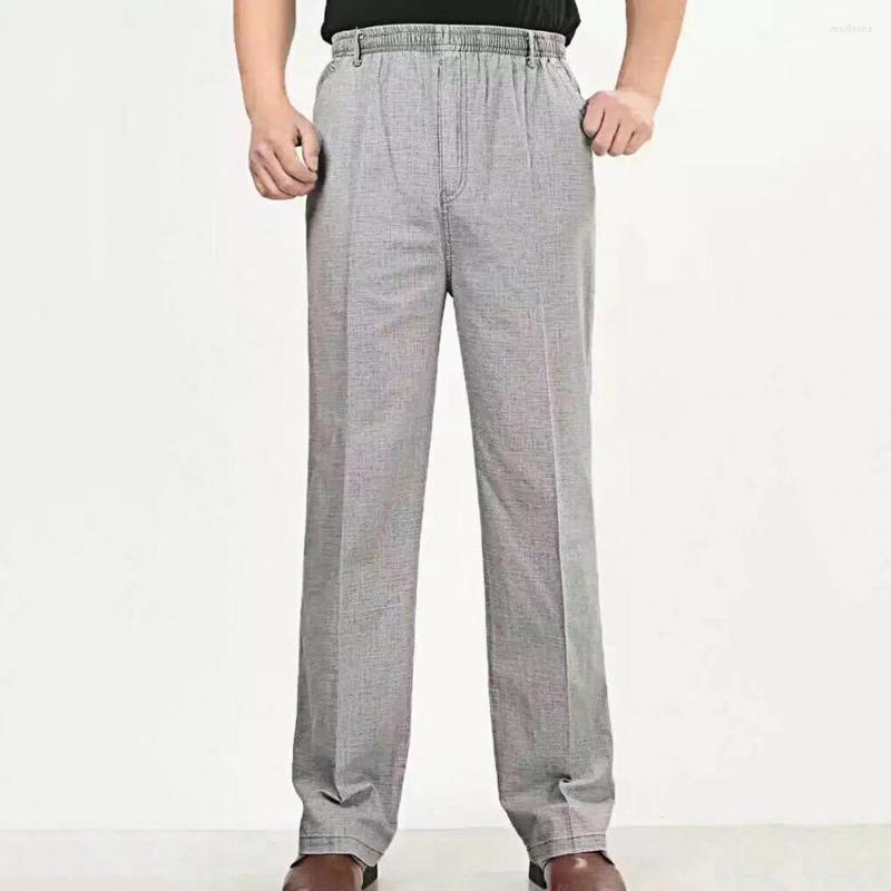 

Men's Pants Casual Quick Drying Breathable Long Classic Pockets Men, Light grey