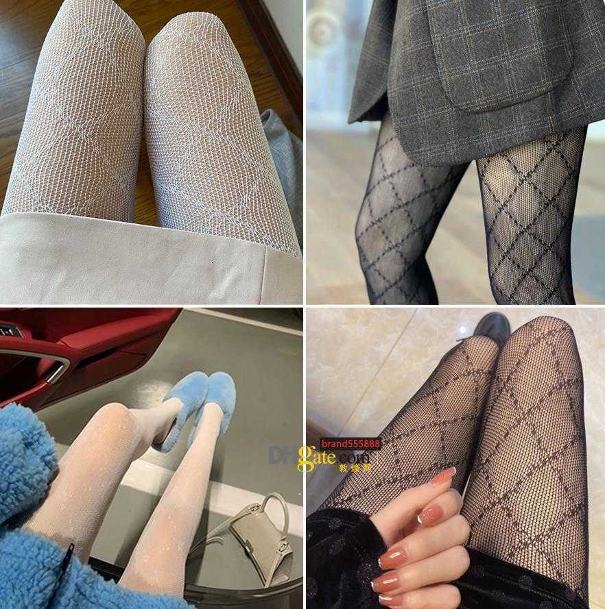 

Womens Classic Pantyhose Stockings underwear Letter Pattern Socks Ins Hosiery Sexy Women's Leggings High QualityTights Elastic Legging, Lace 1