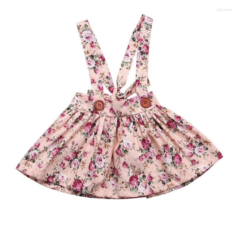 

Girl Dresses 2022 Girls Summer Fashion Toddler Kids Baby Floral Printing Sleeveless Clothes Party Bib Strap Tutu Dress 0-4Y, As photo shows