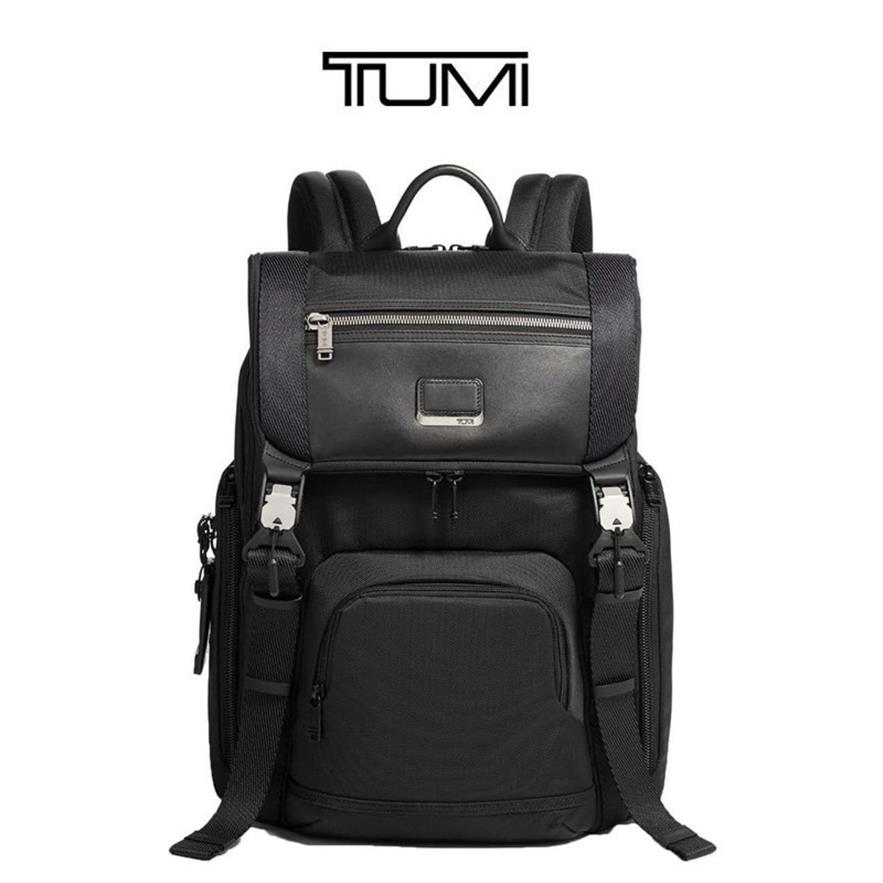

Tumi tuming backpack 232651alpha Bravo series convenient magnetic buckle men's computer backpack243b, Navy blue
