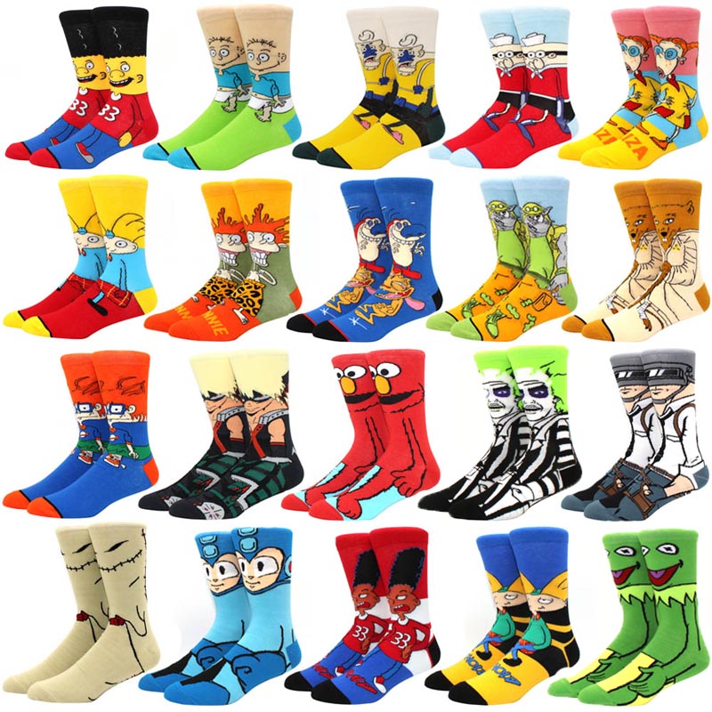 

Socks Fashion Men 39S Funny Women Personality Cartoon Skarpety High Quality Sewing Pattern Drop Delivery 2022 Smtuq, As details