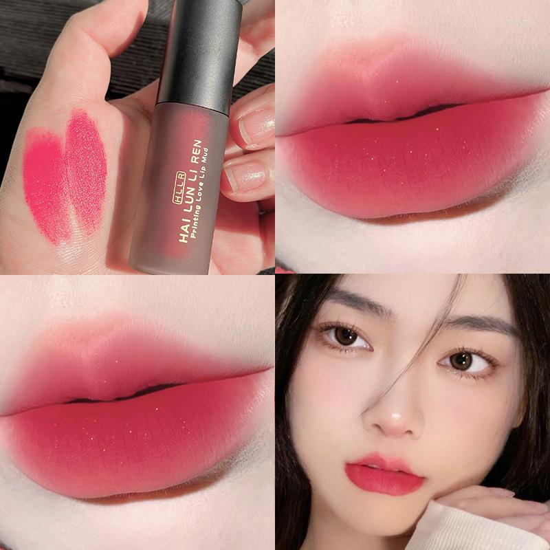 

Lip Gloss 6 Color Matte Nude Lasting Glitter Liquid Lipstick Waterproof Tint Pigment For Makeup Tool Korean Cosmetics, 502-apricot pink