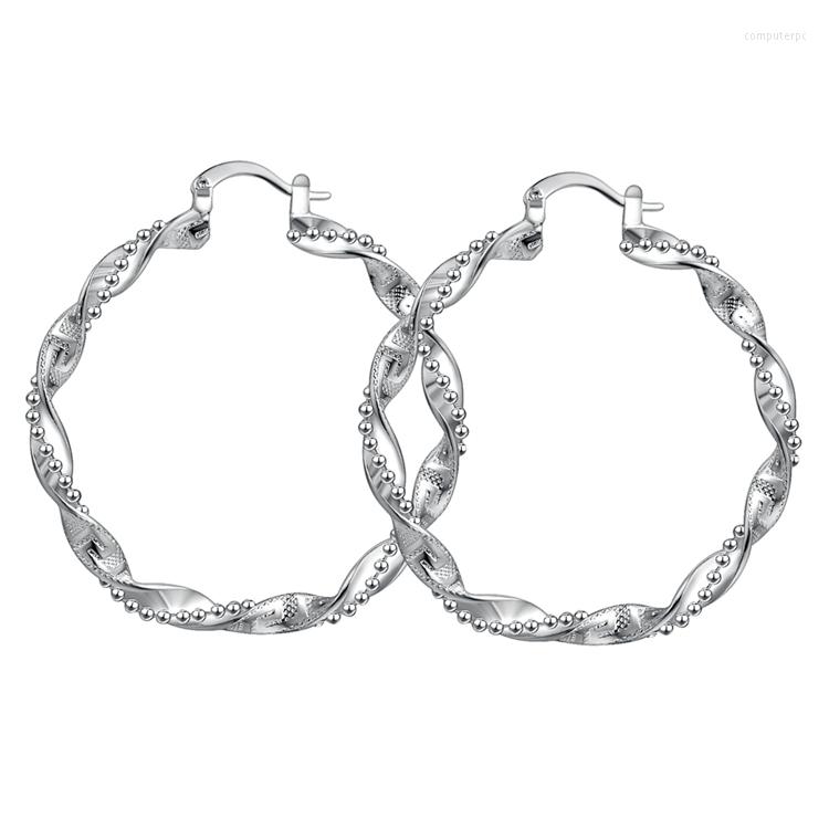 

Hoop Earrings Charming Classic High Quality Silver For Women Fashion Jewelry /YEMOPOZW PLBVPRIW