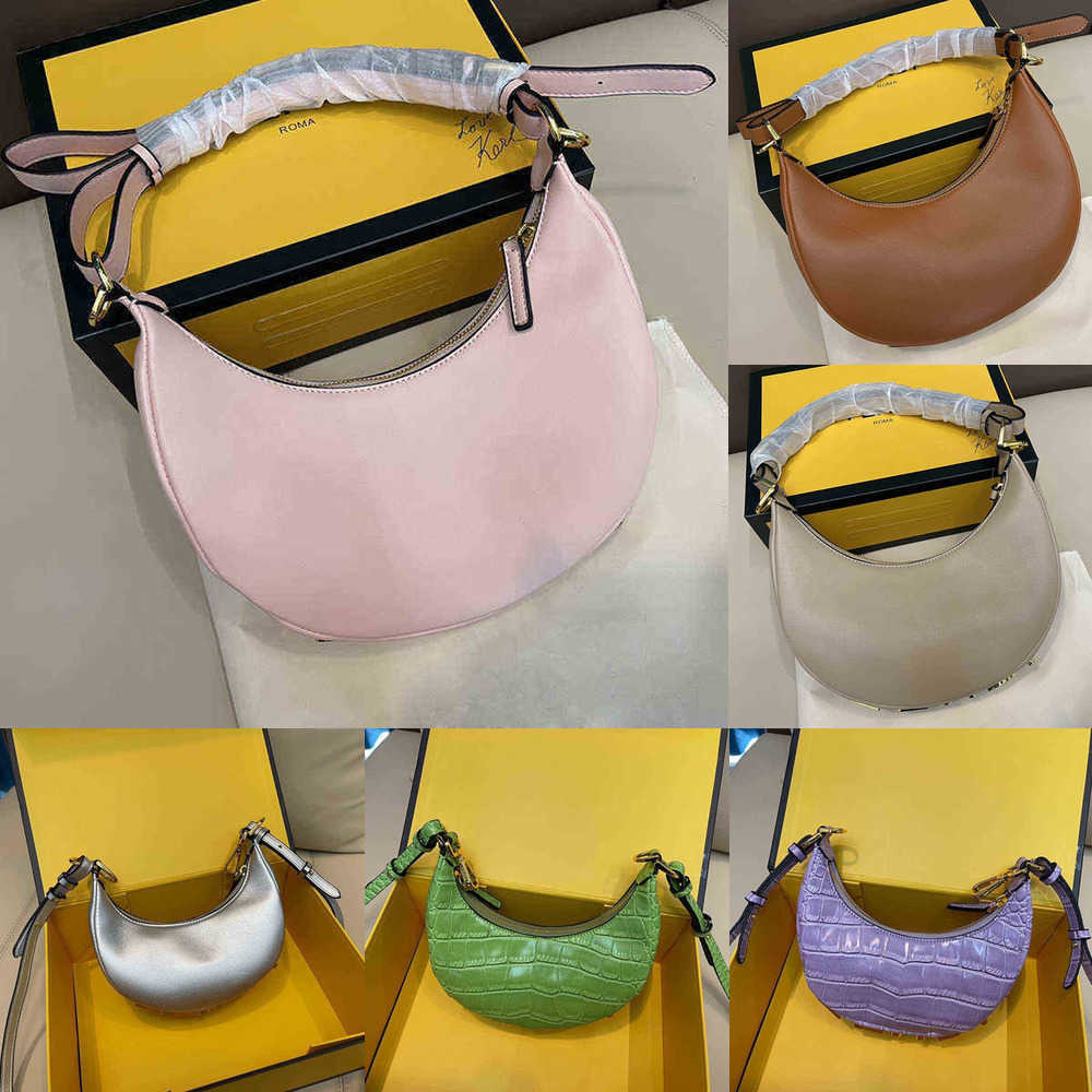 

Shoulder Bags Women Handbag Designer Handbags Tote Classic Leather Crossbody Half Moon Wrist Fashion Bags Practical Lady Wallet 0415, Fena12--20*13cm