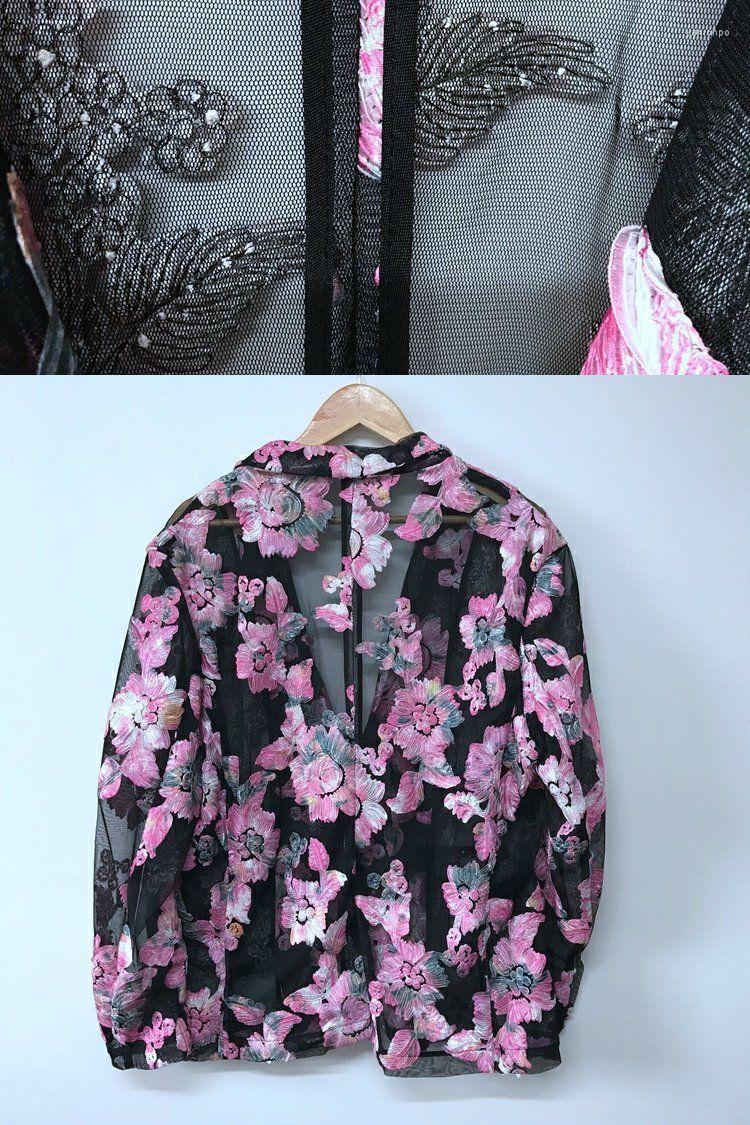

Men's Suits Men's & Blazers As1294 Fashion Men's Coats & Jackets 2022 Runway Luxury European Design Party Style, Pink