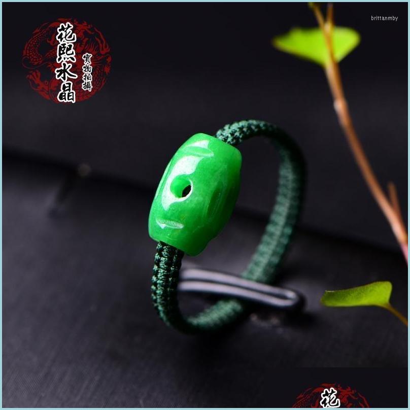 

Cluster Rings Cluster Rings Customized Jade For Women Jewelry Gift Talismans Amet Carved Gemstones Accessories Emerald Gemstone Luxu Dhp3I