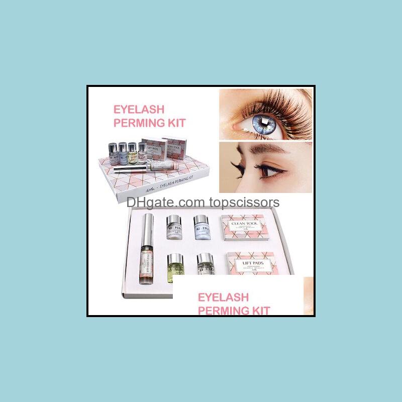 

False Eyelashes Mini Eyelash Perming Kit Lift Cilia Tools Kits Rods Glue Makeup Lash Lifting Drop Delivery 2022 Health Beauty Eyes Dheix