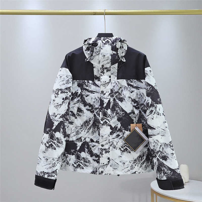 

Men's Jackets Fashion Mens Jackets Windbreaker Letter Printing Patchwork Sunscreen Thin Coat Hip Hop Cool Streetwear Men Women Love jacket size M- DI74, Snow mountain 2