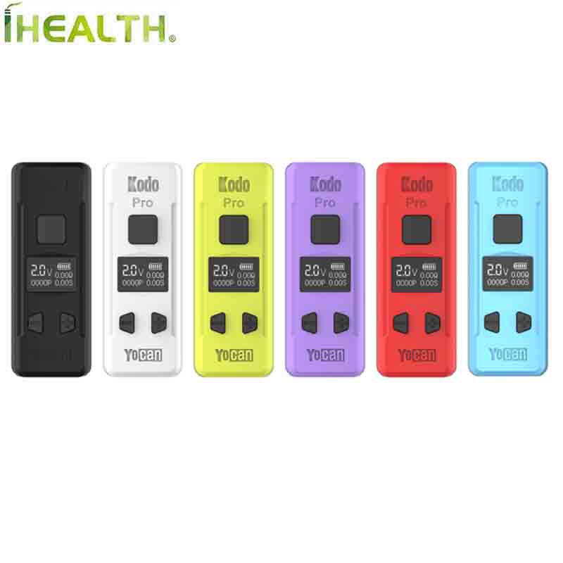 

Original Yocan Kodo Pro 510 Battery mod Built in 400mAh Battery Type-C 510 Thread 10s preheat Electronic CigaretteVaporizer with OLED display