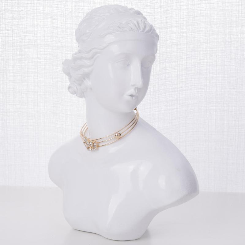 

Jewelry Pouches Top Selling Resin Medium Side Portrait Model Earrings Necklace Display Stand Props